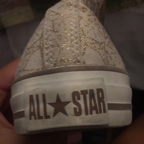 Gold patterned converse - Picture 8 of 8